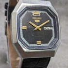 Vintage Seiko 5 automatic day date movement number 6309A japan made Men's Watch.