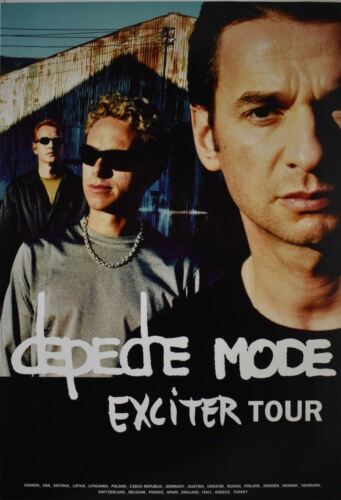 Depeche Mode Exciter Tour Concert Color Poster 24 x 35 - Picture 1 of 1