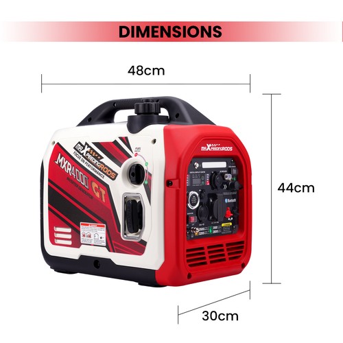 3500W LPG & Benzin dual fuel generator Inverter Stromaggregat E-Start+Bluetooth - Bild 4 von 13