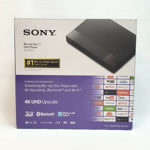 Sony BDPS6700 Streaming 4K Upscaling BluRay Disc Player with BuiltIn WiFi eBay