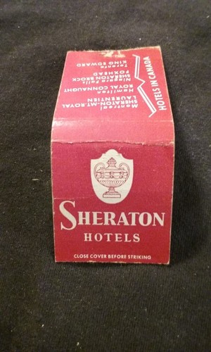 Sheraton Hotels Montreal Hamilton Toronto - Hotels in Canada Red Matchbook Cover - 第 1/3 張圖片