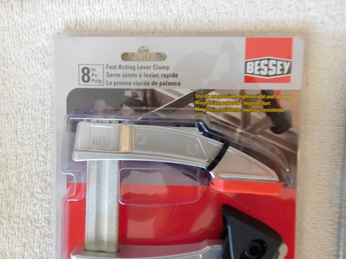 Bessey Ratchet Clamp, a pair 8 In, 3 In Throat silver (KLI3.008) 8-Inch, Silver - Bild 4 von 7