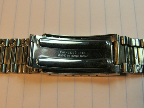 NOS Accutron 214 218 TWO TONE Stainless WATCH BRACELET 11/16" 18mm 6 5/8" LONG - Picture 5 of 12