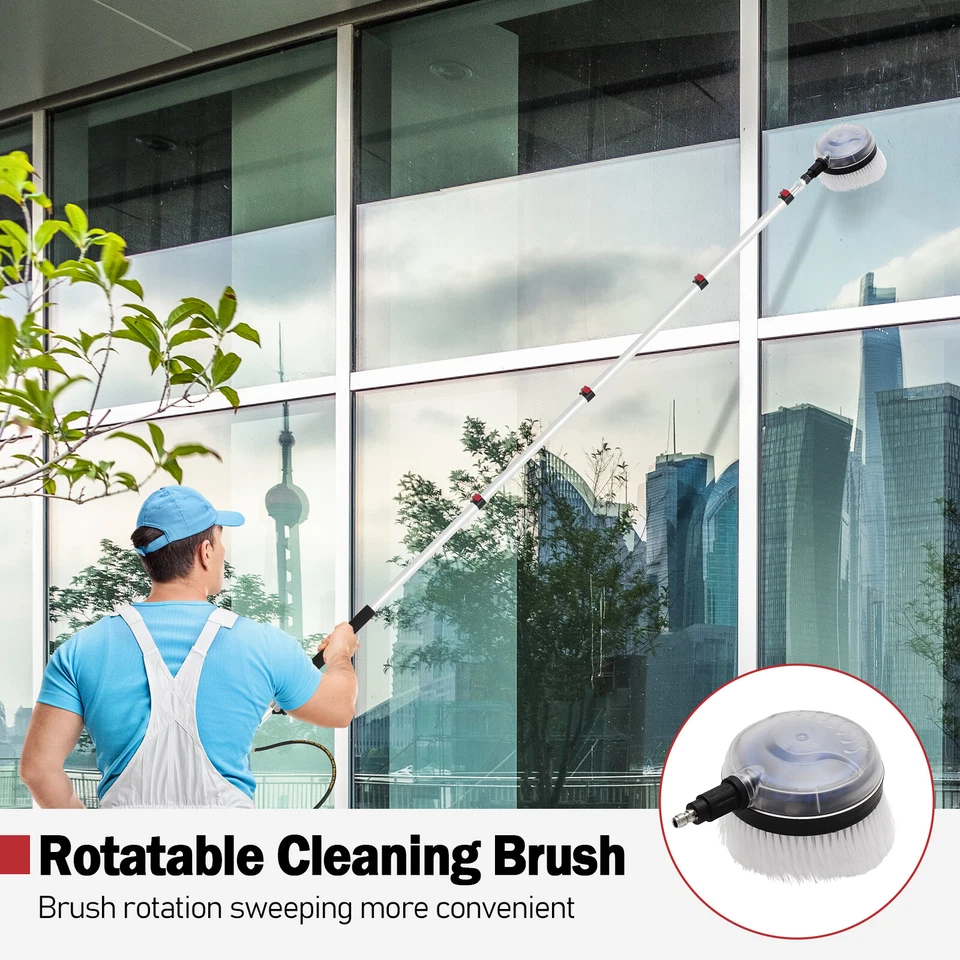 Teleskoplanze 1,5-7,3m + 7 Düsen Set für Kärcher Kränzle Hochdruckreiniger Lanze - Bild 4 von 4