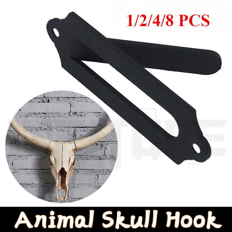 European Skull Wall Mount Hanging Bracket Antlers Hook Mounting Decoration  Hooks
