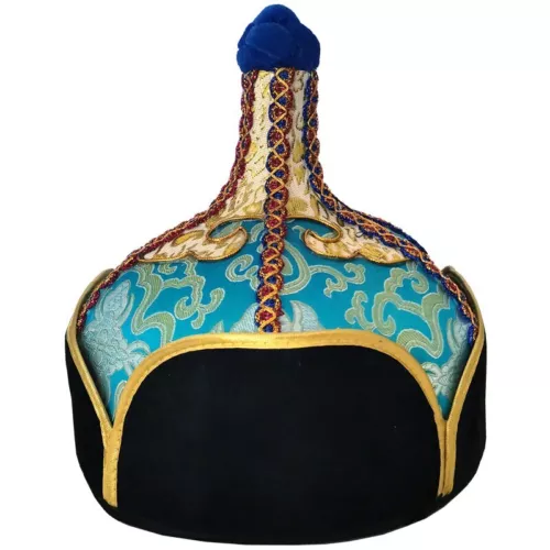 Men's Mongolian Hats Adult Men's Hats Mongolian Stage Performance Dance Hat Gift - Picture 9 of 11
