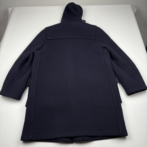 Vintage Brooks Brothers Duffle Horn Toggle Coat Size 44 Navy Made in England - Picture 8 of 9