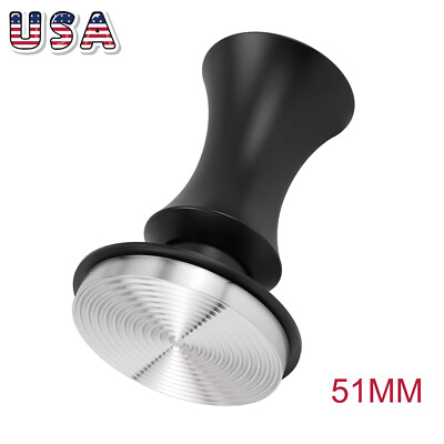 51mm Espresso Coffee Tamper Hammer Leveler For Delonghi Dedica EC685 EC860 SMEG
