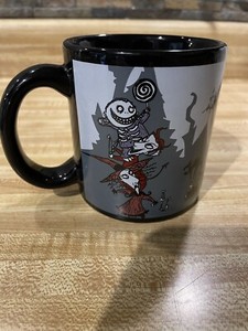 VINTAGE NIGHTMARE BEFORE CHRISTMAS CERAMIC MUG COFFEE CUP BY APPLAUSE 10 OZ