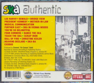 CD The Skatalites - Ska Authentic Volume 1 | eBay