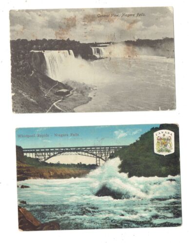 Postcards Vintage (2) Niagara Falls, Canada P 1917 & 1923   (#166 - Afbeelding 1 van 3