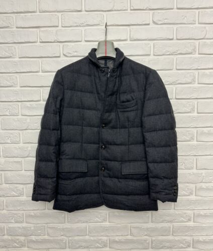 Men's Moncler Rodin Wool Down Jacket Puffer Blazer Classic Gray Size 1 - Picture 5 of 20