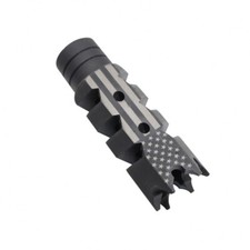 VI Steel American Flag .308 .300 7.62 Compensator 5/8x24 TPI Muzzle Brake