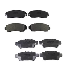 Front & Rear ceramic Brake Pads For 2005 2006 2007 2008 2009 2010 Honda Odyssey