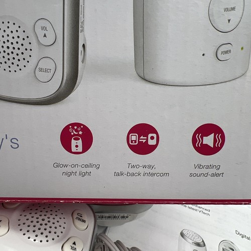 VTECH Digital Audio Monitor with 2 Parent Units Model TM8212-2 New Open Box Test - Picture 3 of 14