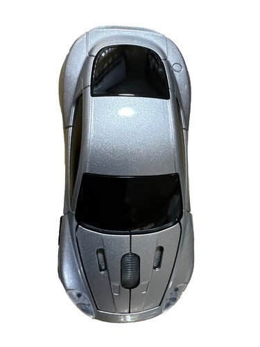 LIMITED UK STOCK Aston Martin Car Wireless Optical MousePC Laptop USB SILVER - Picture 2 of 7