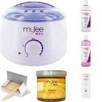 Depilatory Wax Heater Kit Strips Spatulas Pre & After Care Lotion Honey Wax Depilatory Wax Heater Kit Strips Spatulas Pre & After Care Lotion Honey Wax