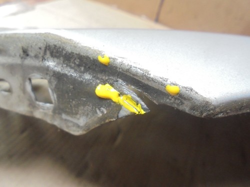 FORD C MAX 2008 NEARSIDE PASSENGERS SIDE FRONT WING SILVER D3 - Picture 18 of 18