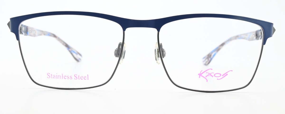 角さんさん専用 Kxos Glasses Frame Stainless Steel KK423 Col.2 55-17 145