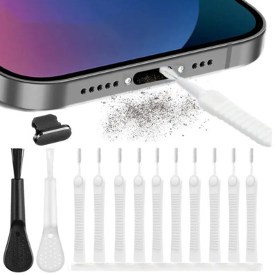 13PCS Mobile Phone Speaker Dust Removal Cleaner Tool Kit For iPhone 14 13 Pro