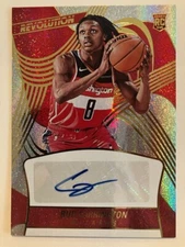 2024-25 Panini Revolution NBA RC #RA-BUB Bub Carrington Rookie Auto Wizards