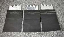 Lucasini Men's Satin Pre-folded Pocket Square Handkerchief Insert, Set of 3