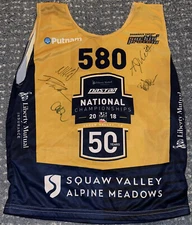 US Ski Team Racing National Championships Bib Jersey Liberty Mutual Signed #580