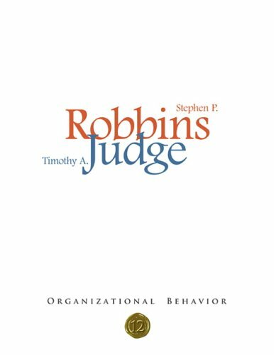 Organizational Behavior By Stephen P. Robbins, Timothy A. Judge. 9780132431569