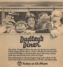 1979 KGO SAN FRANCISCO TV AD DUDLEY'S DINER DAVE GARRISON PUPPETS COOL CAT CLYDE