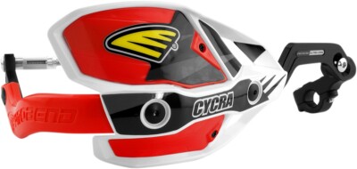 Cycra Probend CRM Handguards For 7/8" Handlebar - White, Center Reach Mount, Powergrip Bar Ends