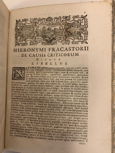 Prospero Alpini, ritratto inciso De praesagenda vita 1751 + libellus Fracastoro - Picture 17 of 24