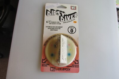 Drawer #43 Luhr Jensen Dipsy Diver Size 0 Diver Wonder Bread Color New In Pack