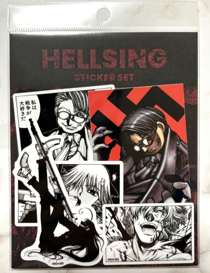Kouta Hirano Great Exhibition 2025 Limited Hellsing Sticker Set of