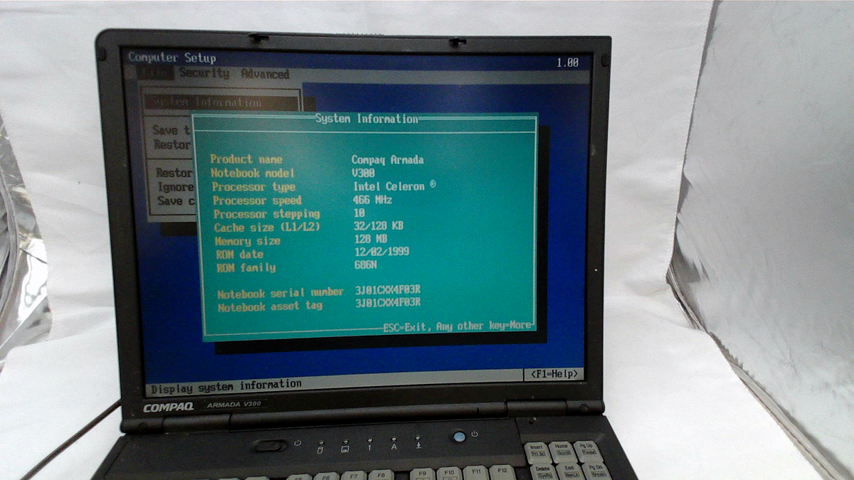 Compaq Armada M300 C1333 本体　セット一式 Compaq Armada M300 C1333 本体 セット一式 For Sale] Compaq