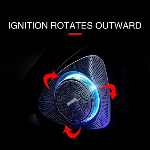 64 Colors Car Tweeters for Mercedes-Benz E Class W213 Rotating Speaker Ambient - Picture 9 of 23