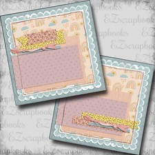 It's a Beautiful Morning NPM - 2 Premade Scrapbook Pages - EZ Layout 5645