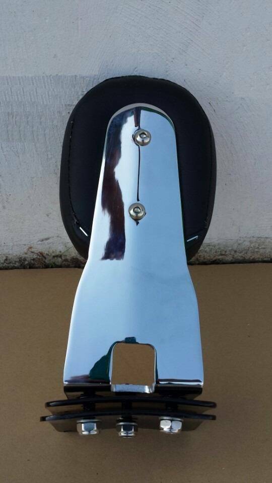 Tall Backrest SISSY BAR Pad Harley HD Softail Deuce 0007 Davidson