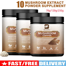 Organic Mushroom Coffee-Reishi, Lion's Mane,Turkey Tail,Immunity Brain Booster
