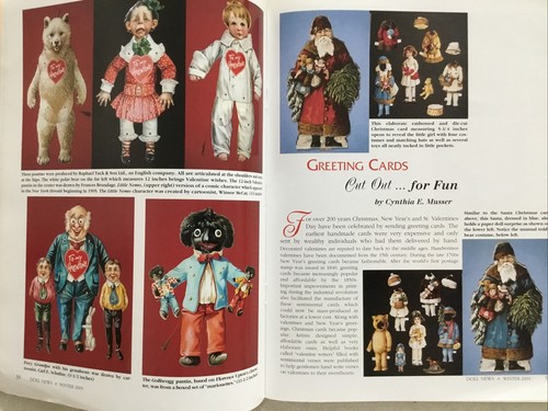 Doll News Magazine Winter 2004 The Doll Heads of KPM, Raynal’s Cloth Dolls - Picture 5 of 9