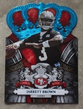 2010 Panini Crown Royale Jarrett Brown San Francisco 49ers Rookie Card #141 /100