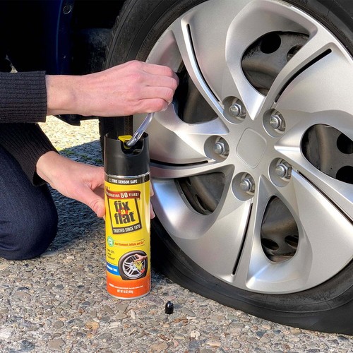 Fix-A-Flat S60420 Aerosol Emergency Flat Tire Repair and Inflator, for Standard - Picture 6 of 9