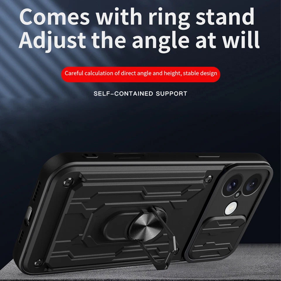 Shockproof Card Wallet Case For iPhone 16 15 Pro Max 14 13 12 11 XS XR 876 Plus - Image 4 of 4