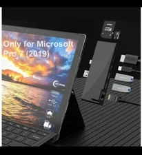 Rocketek compSurface Pro 7 Docking Station Hub, 7 in 1 Surface Pro 2019 Adapter 