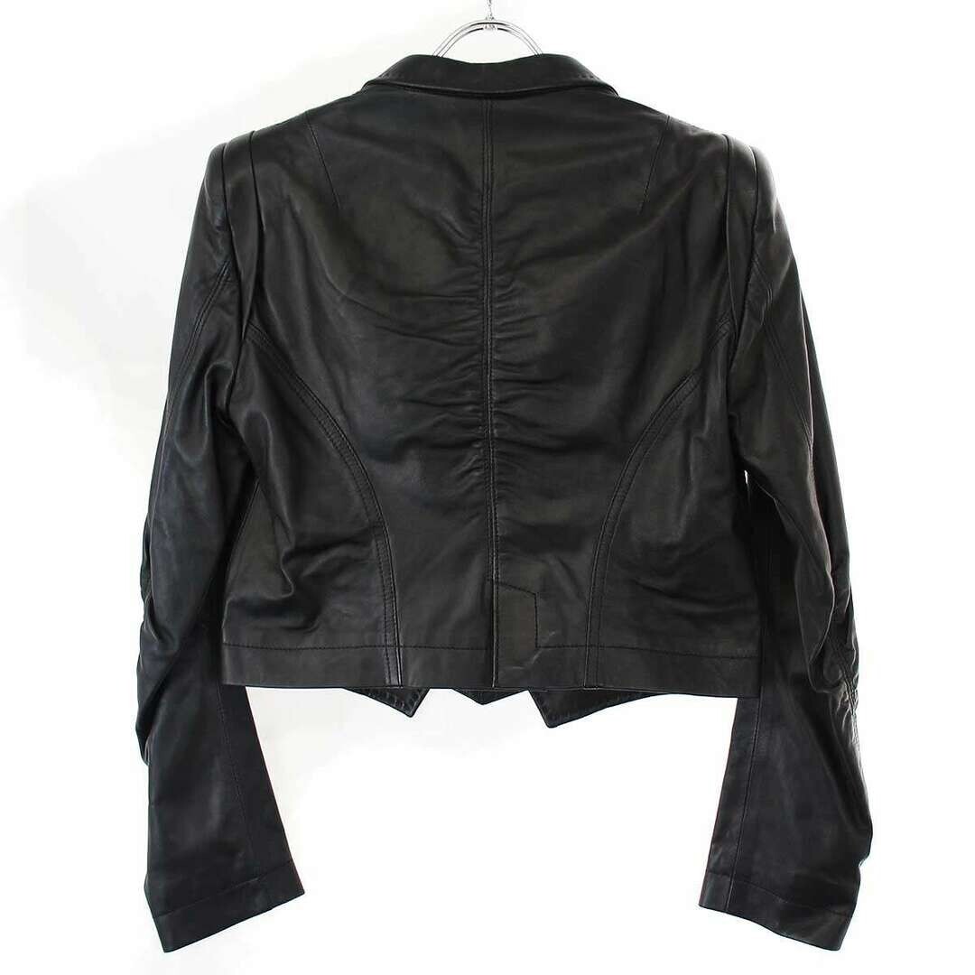 ANN DEMEULEMEESTER Napoleon Lether Jacket Short Leather
