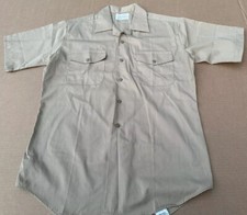 Shirt Made in the USA Vintage 15 Creighton VTG Brown L - XL