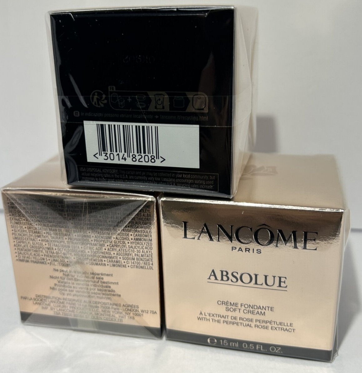 LANCOME ABSOLUE ソフトクリーム 15ml 3個セット LANCOME ABSOLUE