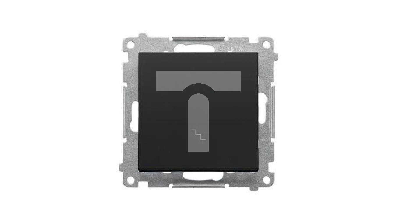 Simon 55 Stair switch (module) 10 AX, 250 V~, quick connectors Matt black /T2UK