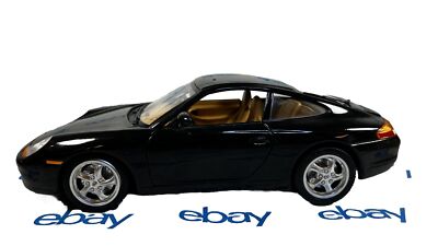 Bburago 1:18 Scale 1997 PORSCHE 911 Carrera Coupe Black w/ 1998