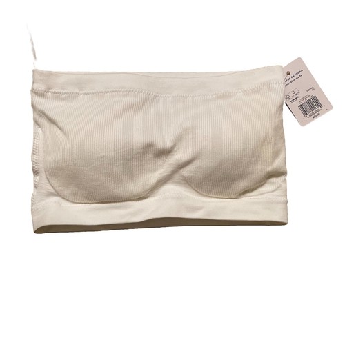 SO Junior Bandeau BH ohne Bügel abnehmbare Cups weiß Gr. M/L Neu mit Etikett