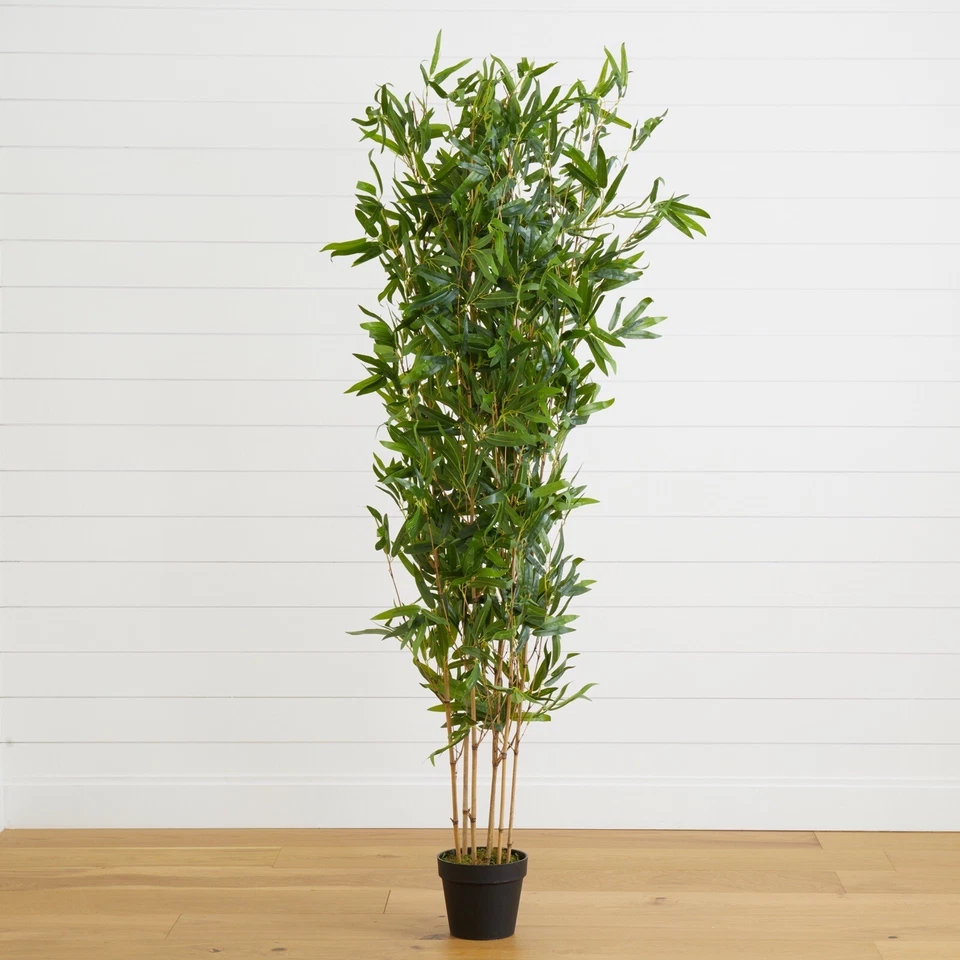 6’ Bamboo Artificial Tree (Real Touch) UV (Indoor/Outdoor). Retail $199 - Image 4 of 4